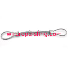 σχοινί και σφεντόνα χαλύβδινων συρμάτων Whipcheck μανικών 3.2mm με Ferrules αλουμινίου