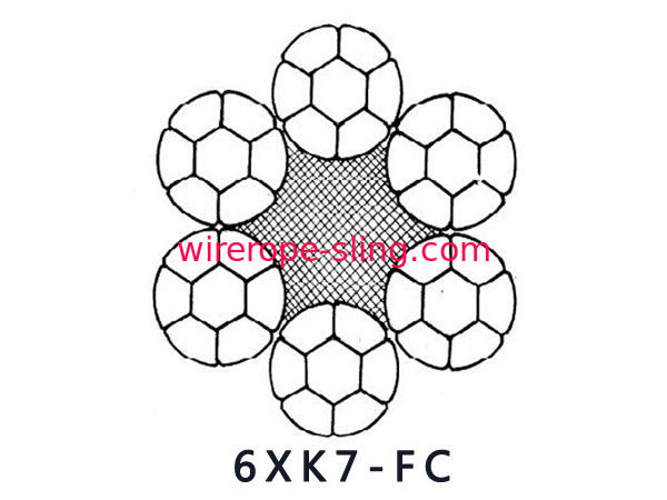 Καλή αντίσταση κούρασης σχοινιών χαλύβδινων συρμάτων 6XK7+FC 6TX7+FC και αντίσταση εξώθησης