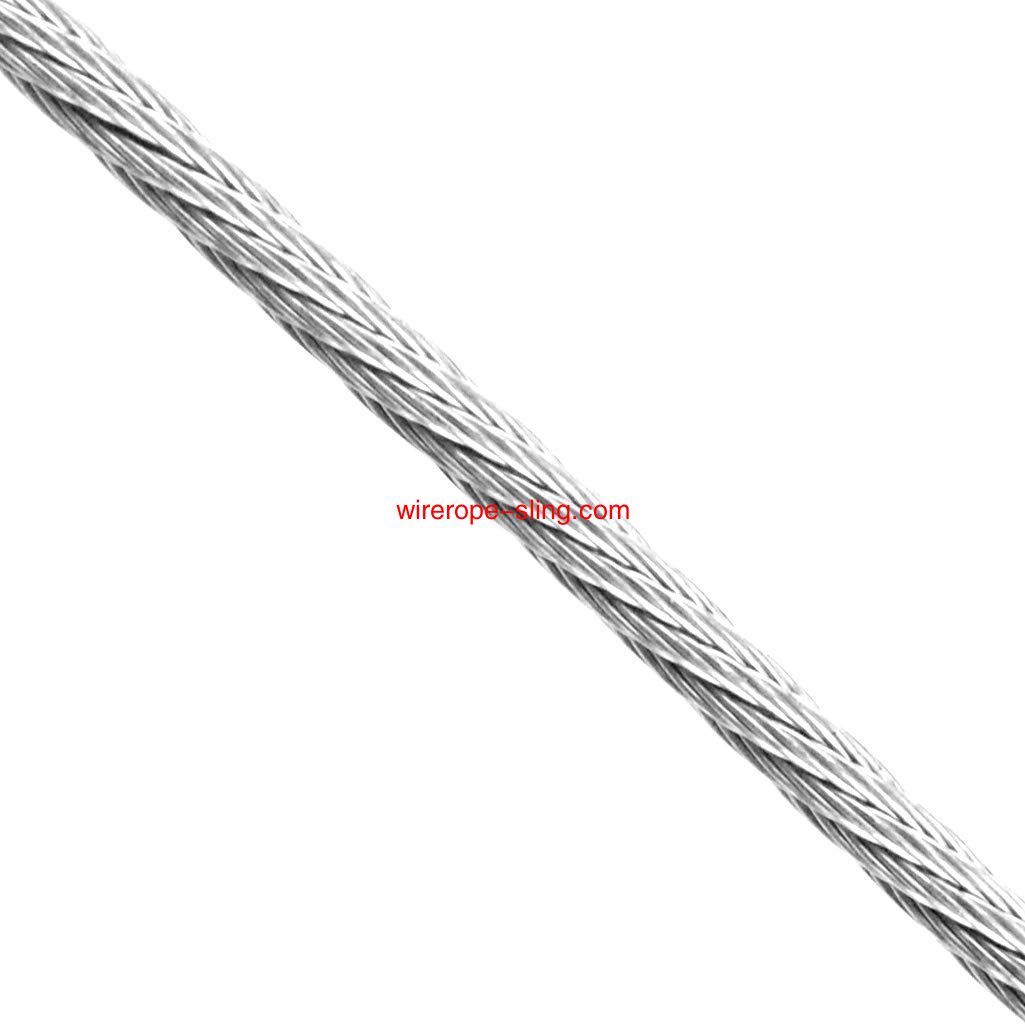 1/16ιντσών x 666Πόδια Stainless Steel Wire Rope Cable 100Pcs Aluminum Crimining Sleeves και 20Pcs Stainless Steel Thible Railing Kits