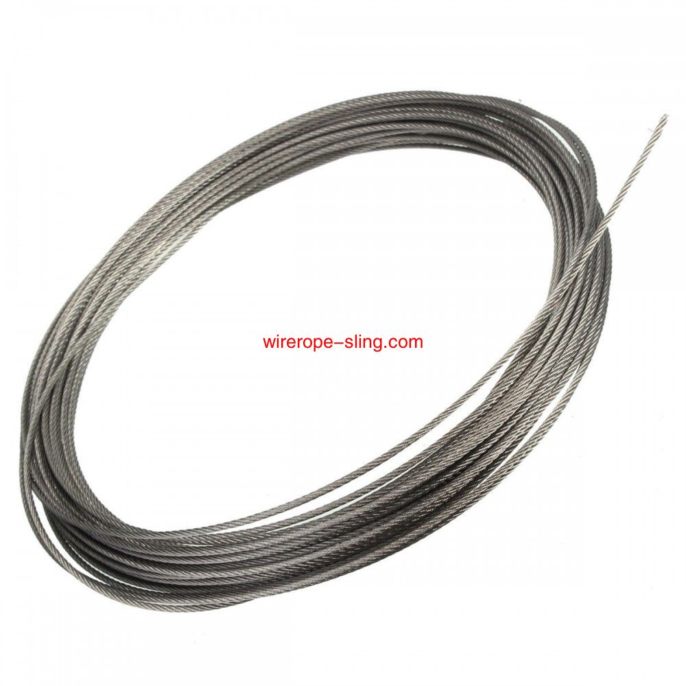 15M 316 Stainless Steel Clothes Cable Line Wire Rope διάμετρος 1.5mm