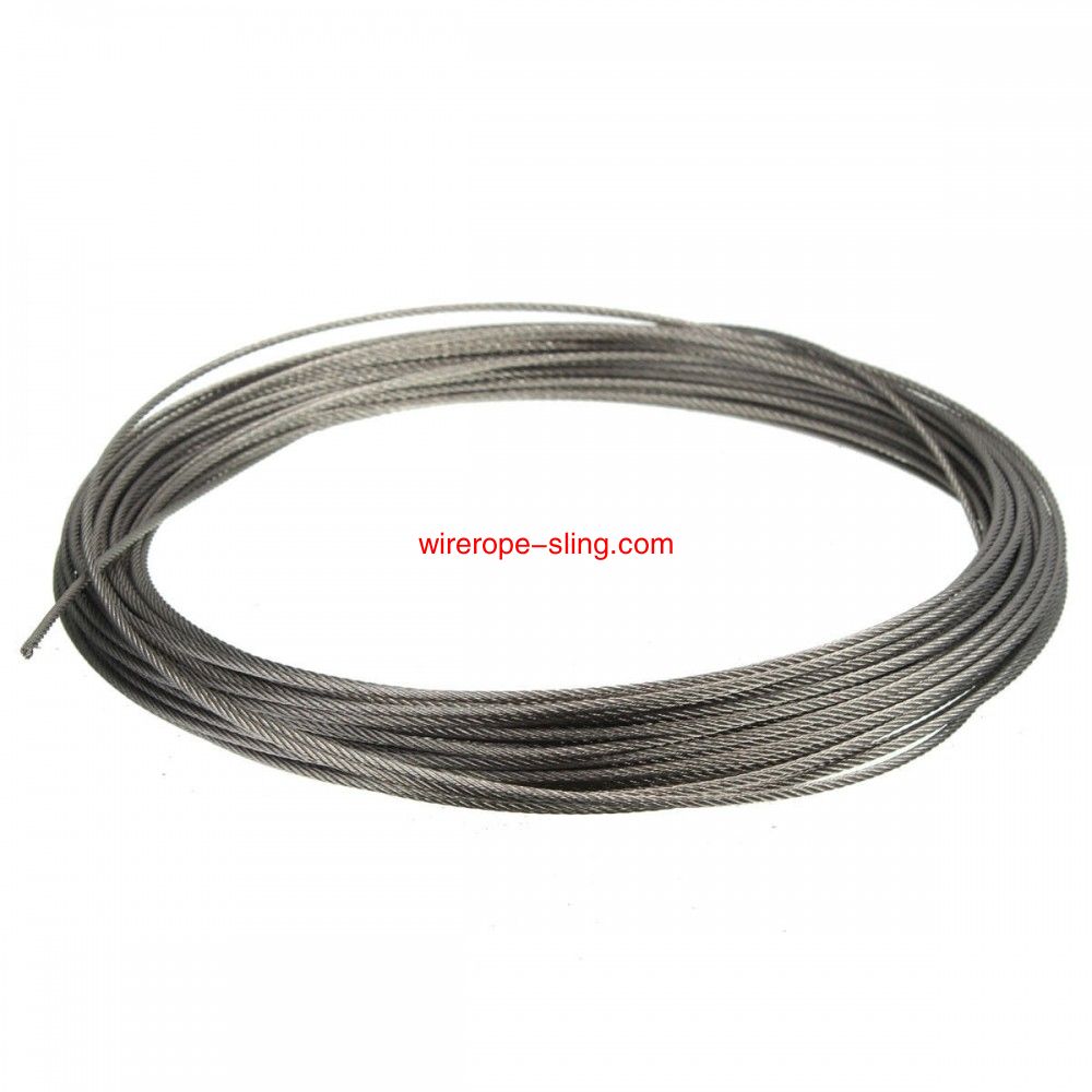15M 316 Stainless Steel Clothes Cable Line Wire Rope διάμετρος 1.5mm